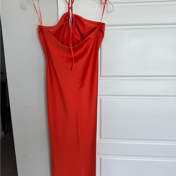 Abercrombie & Fitch Strapless Orange Dress - Picture 2 of 3